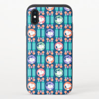 Peanuts | Snoopy Dark Blue Deco Dreams Pattern iPhone X Slider Case