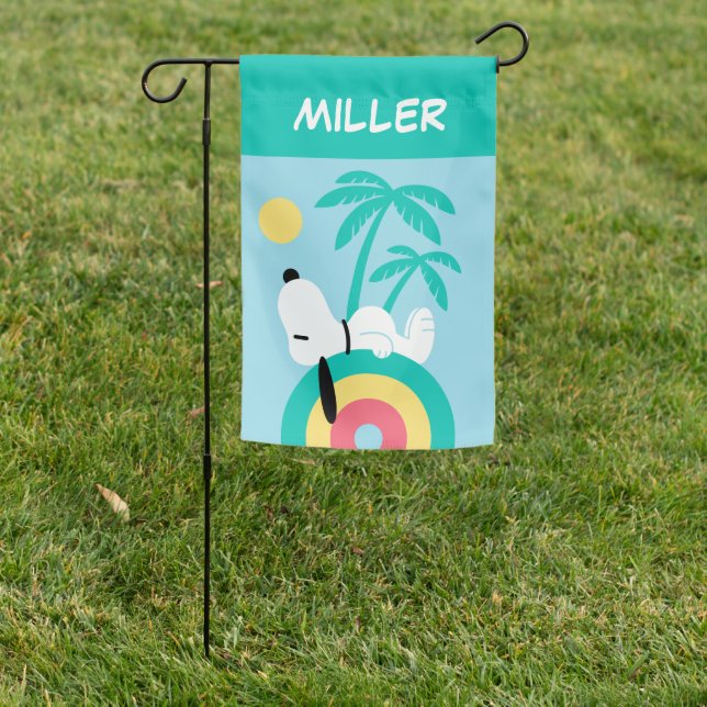 Peanuts | Snoopy Deco Dreams | Add Your Name Garden Flag (In SItu)