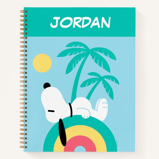 Peanuts | Snoopy Deco Dreams | Add Your Name Notebook (Front)