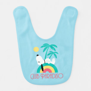 Peanuts   Snoopy Deco Dreams Club Paradiso Baby Bib