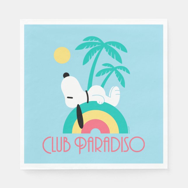 Peanuts | Snoopy Deco Dreams Club Paradiso Napkins (Front)