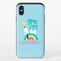 Peanuts | Snoopy Deco Dreams Club Paradiso iPhone X Slider Case