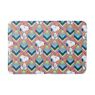 Peanuts Snoopy Deco Dreams Pattern Bath Mat