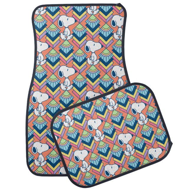 Peanuts | Snoopy Deco Dreams Pattern Car Floor Mat (Set)