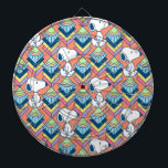 Peanuts | Snoopy Deco Dreams Pattern Dart Board<br><div class="desc">Check out this Art Deco Peanuts pattern featuring Snoopy.</div>