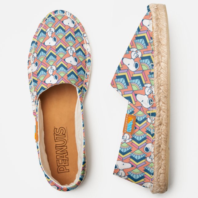 Peanuts | Snoopy Deco Dreams Pattern Espadrilles (Side)