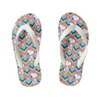 Peanuts | Snoopy Deco Dreams Pattern Kid's Flip Flops