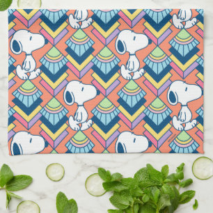 Peanuts Snoopy Deco Dreams Pattern Kitchen Towel