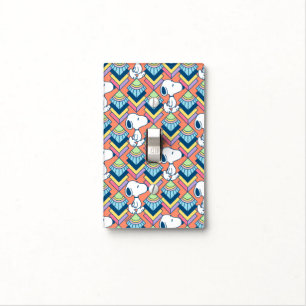 Peanuts Snoopy Deco Dreams Pattern Light Switch Cover