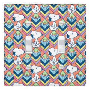 Peanuts Snoopy Deco Dreams Pattern Light Switch Cover