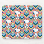 Peanuts | Snoopy Deco Dreams Pattern Mouse Pad<br><div class="desc">Check out this Art Deco Peanuts pattern featuring Snoopy.</div>