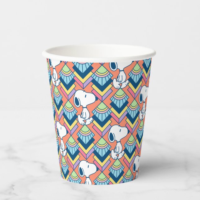 Peanuts | Snoopy Deco Dreams Pattern Paper Cups (Front)