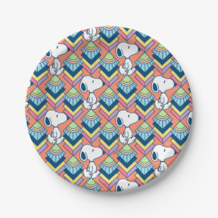 Peanuts   Snoopy Deco Dreams Pattern Paper Plates