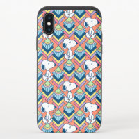 Peanuts | Snoopy Deco Dreams Pattern iPhone X Slider Case