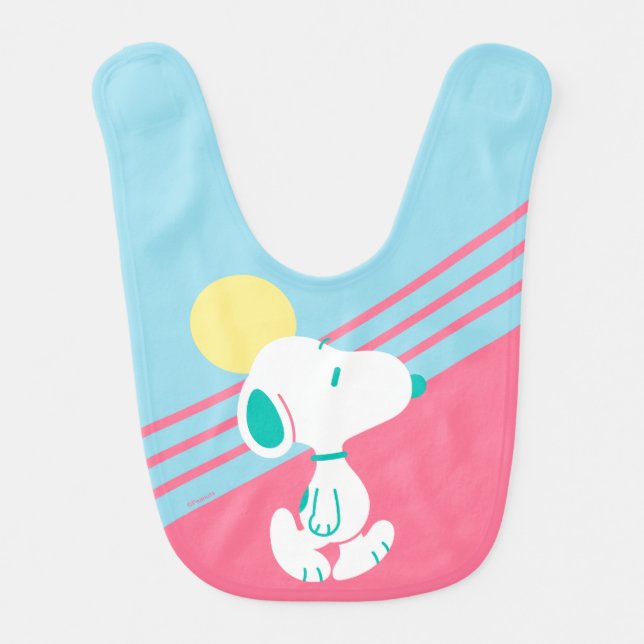 Peanuts | Snoopy Deco Dreams Sun Baby Bib (Front)