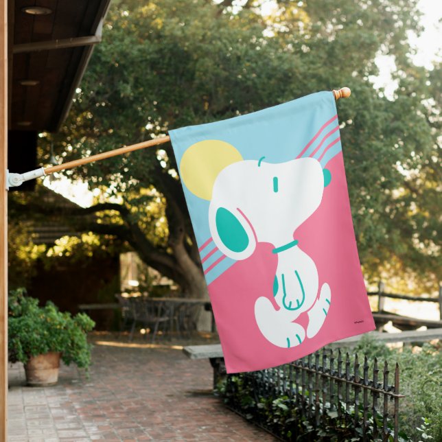 Peanuts | Snoopy Deco Dreams Sun House Flag (In SItu)