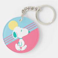 Snoopy Joe Cool Standing Keychain