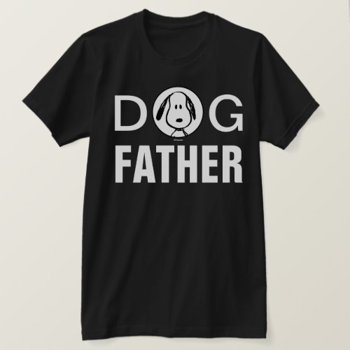 Peanuts _ Snoopy  Dog Father T_Shirt