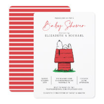 Peanuts Snoopy Dog House - Baby Shower Invitation