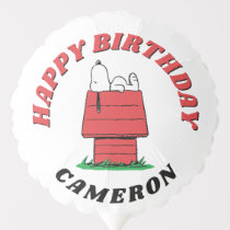 Peanuts Snoopy Dog House Birthday Balloon