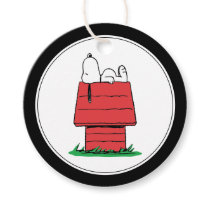 Peanuts Snoopy Dog House Birthday Favor Tags