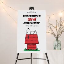 Peanuts Snoopy Dog House Birthday Foam Board
