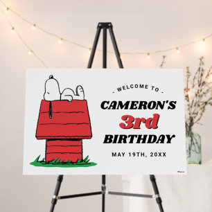 Peanuts Snoopy Dog House Birthday Foam Board