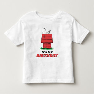 Peanuts Snoopy Dog House Birthday Toddler T-shirt