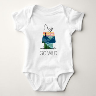 Peanuts | Snoopy Dog House Go Wild Baby Bodysuit