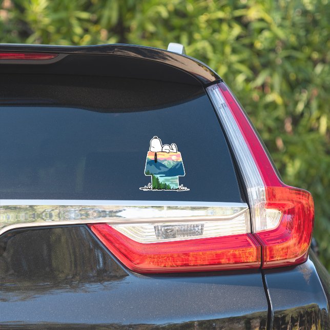 Peanuts | Snoopy Dog House Go Wild Sticker (Car Side)