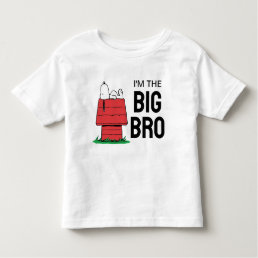 Peanuts Snoopy Dog House | I&#39;m the Big Brother Toddler T-shirt