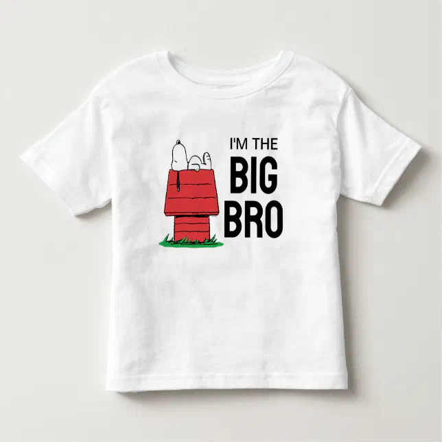 Peanuts Snoopy Dog House I'm the Big Brother Toddler T-shirt