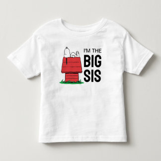 Peanuts Snoopy Dog House | I'm the Big Sister Toddler T-shirt