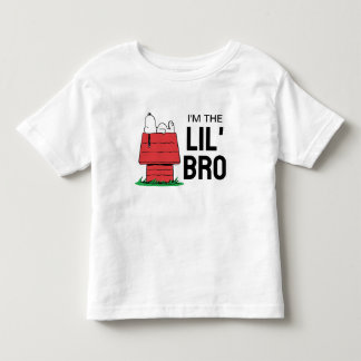 Peanuts Snoopy Dog House | I'm The Little Brother Toddler T-shirt