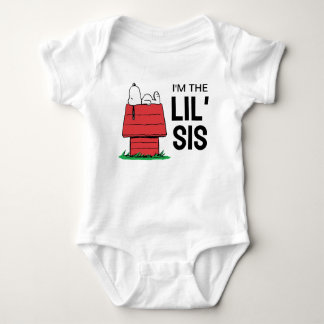 Peanuts Snoopy Dog House | I'm the Little Sister Baby Bodysuit