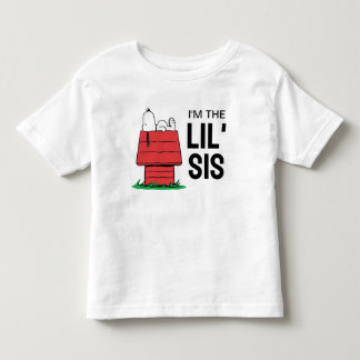 Peanuts Snoopy Dog House | I'm the Little Sister Toddler T-shirt