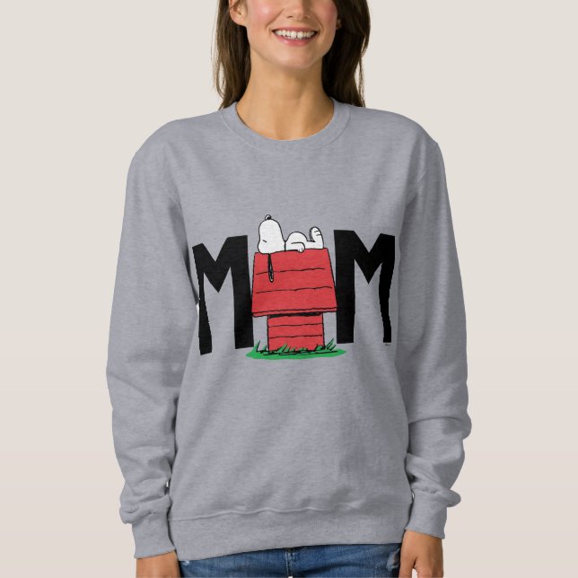 Peanuts Snoopy Dog House |  I'm The Mom Sweatshirt (Front)