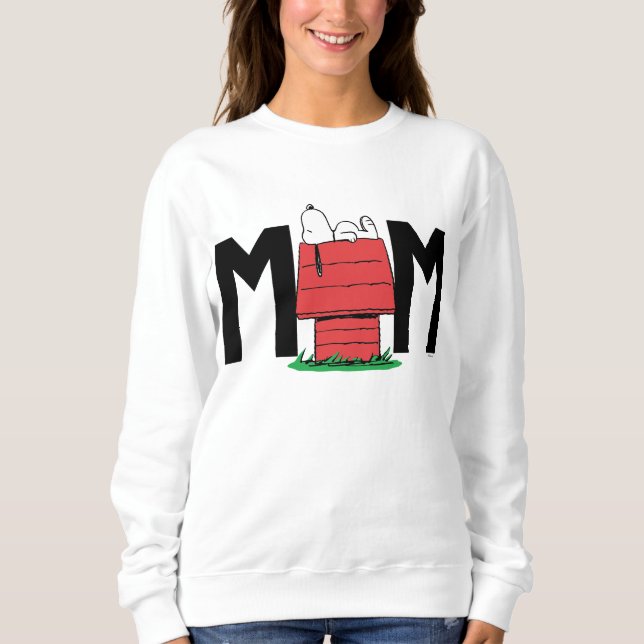 Peanuts Snoopy Dog House |  I'm The Mom Sweatshirt (Front)