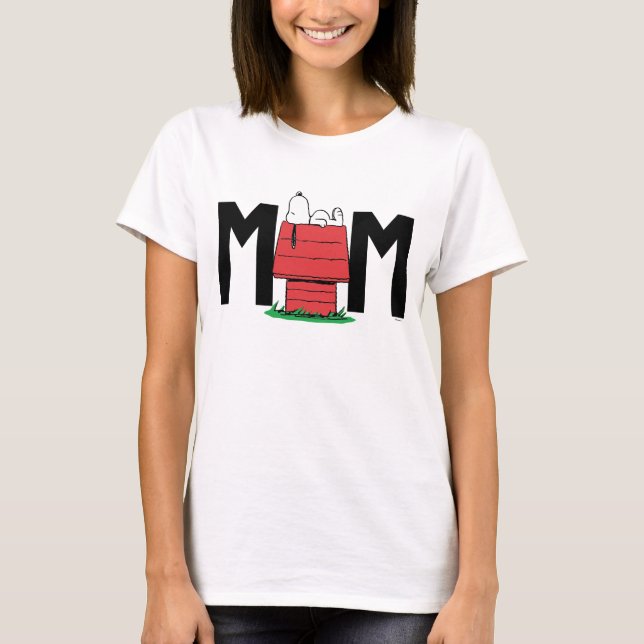Peanuts Snoopy Dog House |  I'm The Mom T-Shirt (Front)