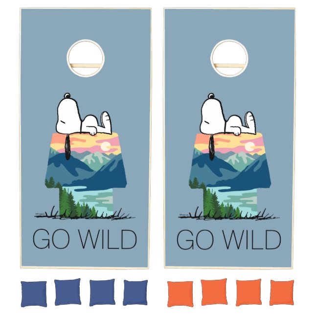 Peanuts | Snoopy Dog House Sunrise Cornhole Set (Set)