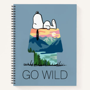 Peanuts Snoopy Dog House Sunrise Notebook