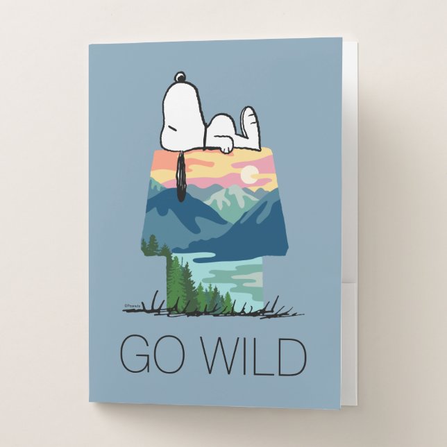 Peanuts | Snoopy Dog House Sunrise Pocket Folder (Front)