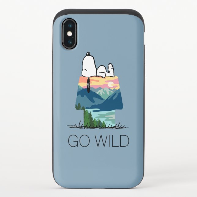 Peanuts | Snoopy Dog House Sunrise Uncommon iPhone Case (Back)