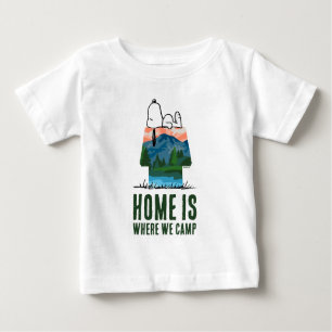 Peanuts Snoopy Dog Sunset View Baby T-Shirt