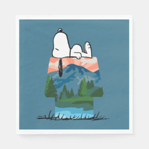 Peanuts   Snoopy Dog Sunset View Napkins