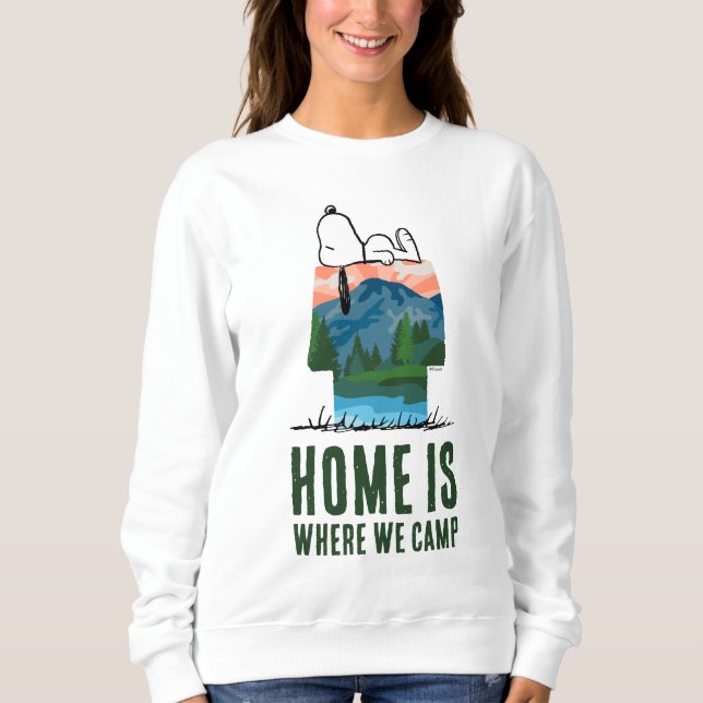 Peanuts | Snoopy Dog Sunset View Sweatshirt (Front)