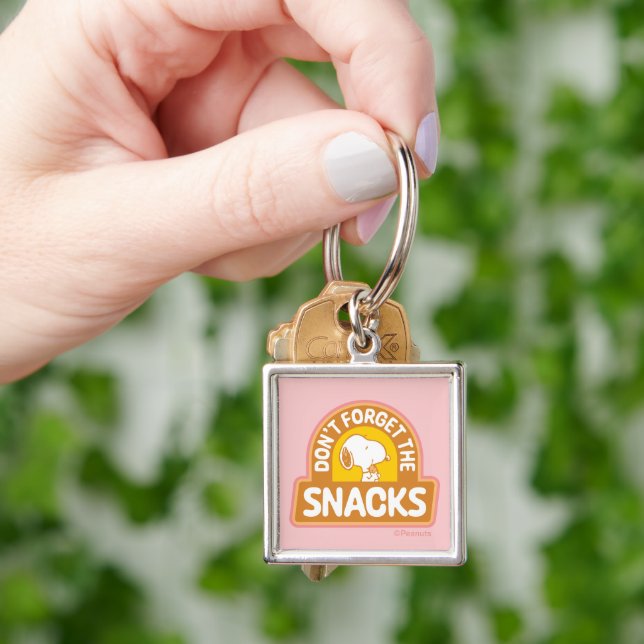 Peanuts | Snoopy Don't Forget the Snacks Keychain (Hand)