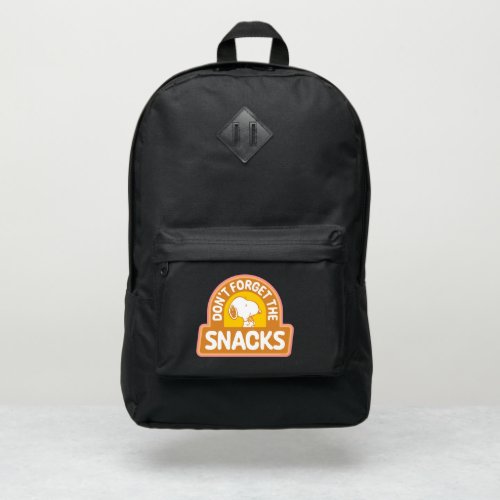 Peanuts  Snoopy Dont Forget the Snacks Port Authority Backpack