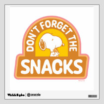 Peanuts | Snoopy Don't Forget the Snacks Wall Decal