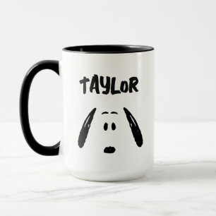 Peanuts Snoopy Face Add Your Name Mug